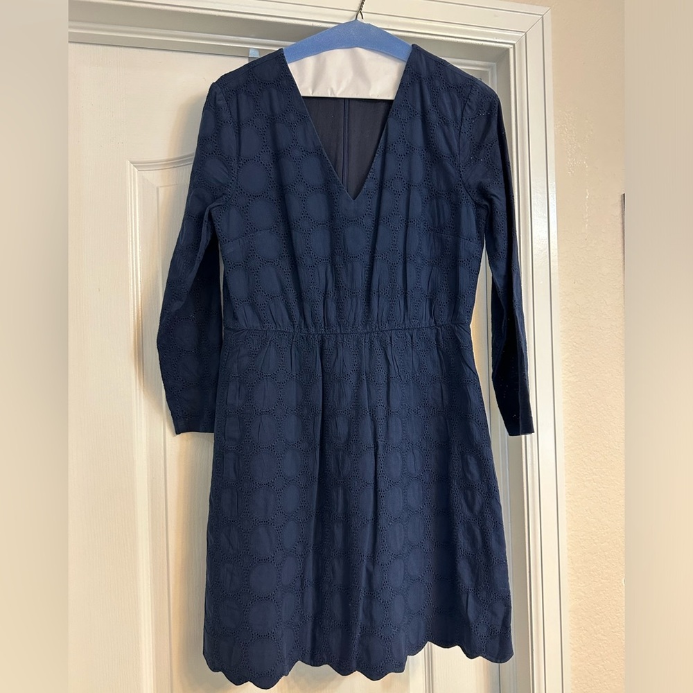 Navy lace J Crew factory dress, size 4